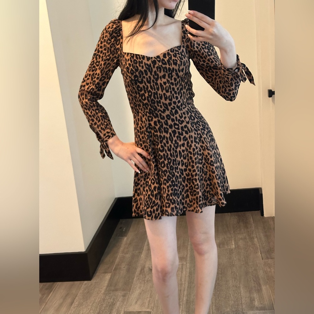 Reformation Leopard Dress